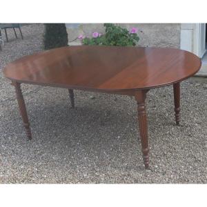 Table En Acajou Avec Allonge