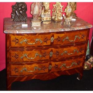 Commode Louis XIV En Marqueterie