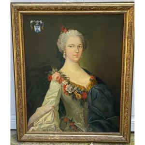 Portrait De Femme Armorié .