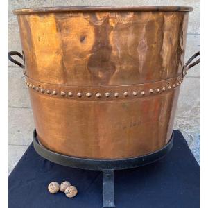 Large Copper Cauldron