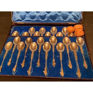 Box Of 22 Silver Spoons