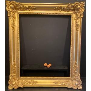 Golden Frame From The 19th Century