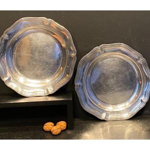 Pair Of 18th Century Sterling Silver Dishes