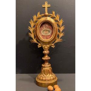 Reliquary In Golden Wood
