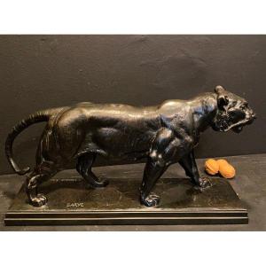 Sculpture, Bronze Signed Barye