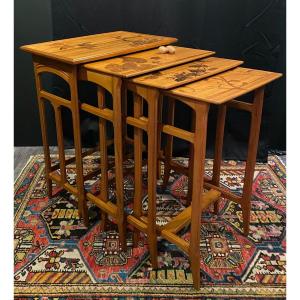 Nancy School Nesting Tables Signed Majorelle