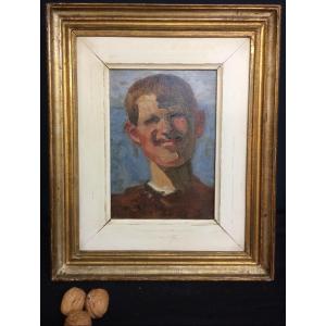 Painting, Portrait Signed Fougerat