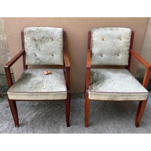 Pair Of Gauthier And Poinsignon Armchairs