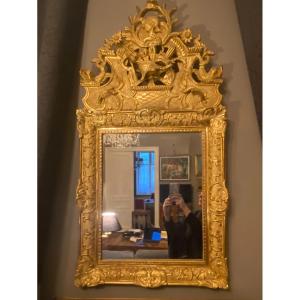 Miroir, Glace Dorée Régence