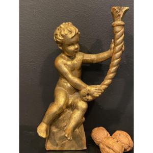 Gilded Wooden Putti