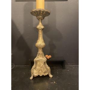 18th Century Brass Candlestick
