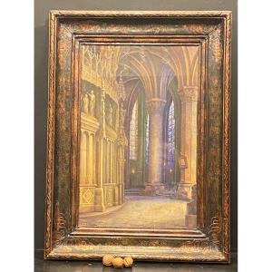 Painting, Watercolor Signed Regis Drevet