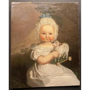 Painting, Portrait Of A Child