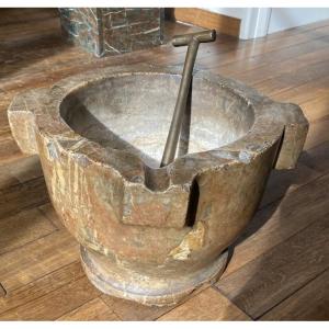 Large 18th-century Marble Mortar