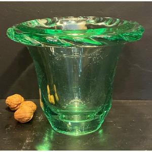 Green Daum Vase