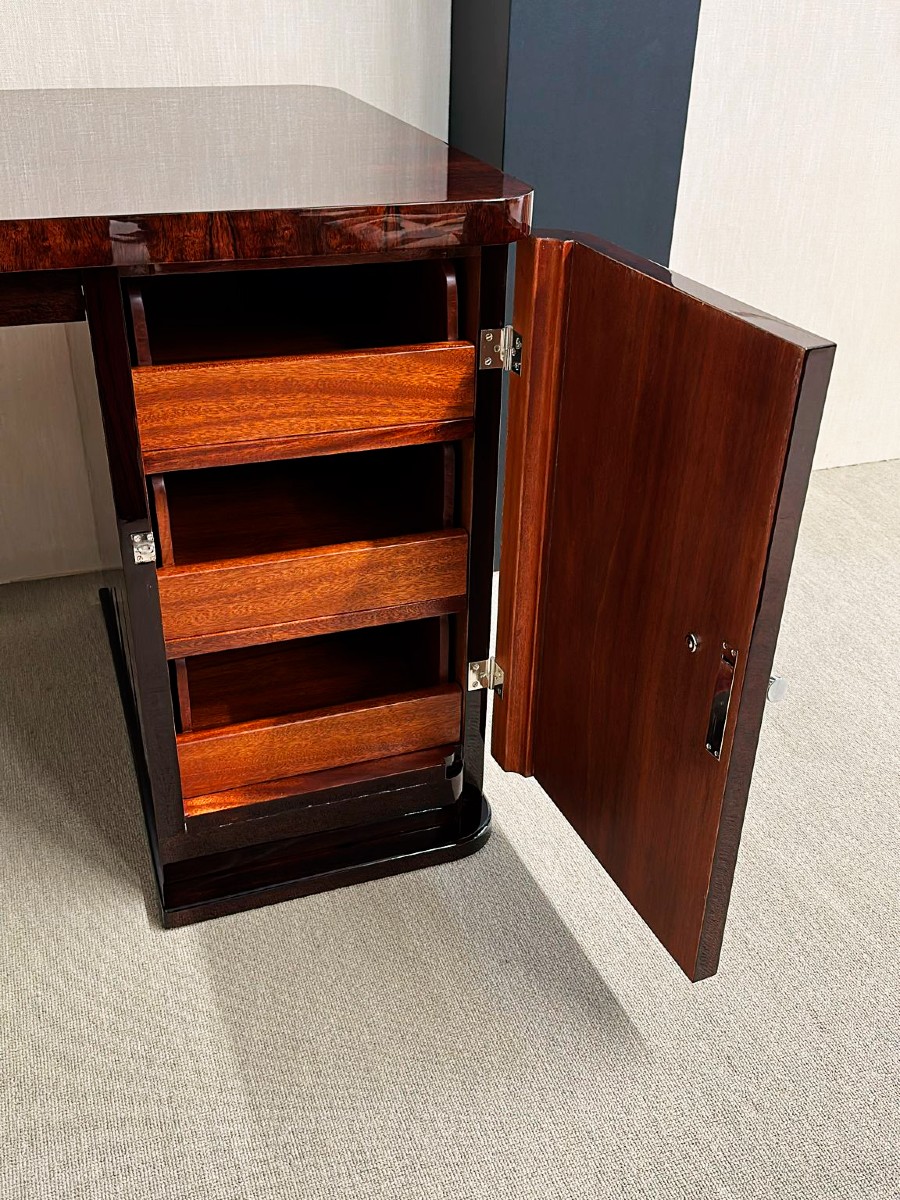 Bureau Art Déco en palissandre de Rio - circa 1930-photo-1