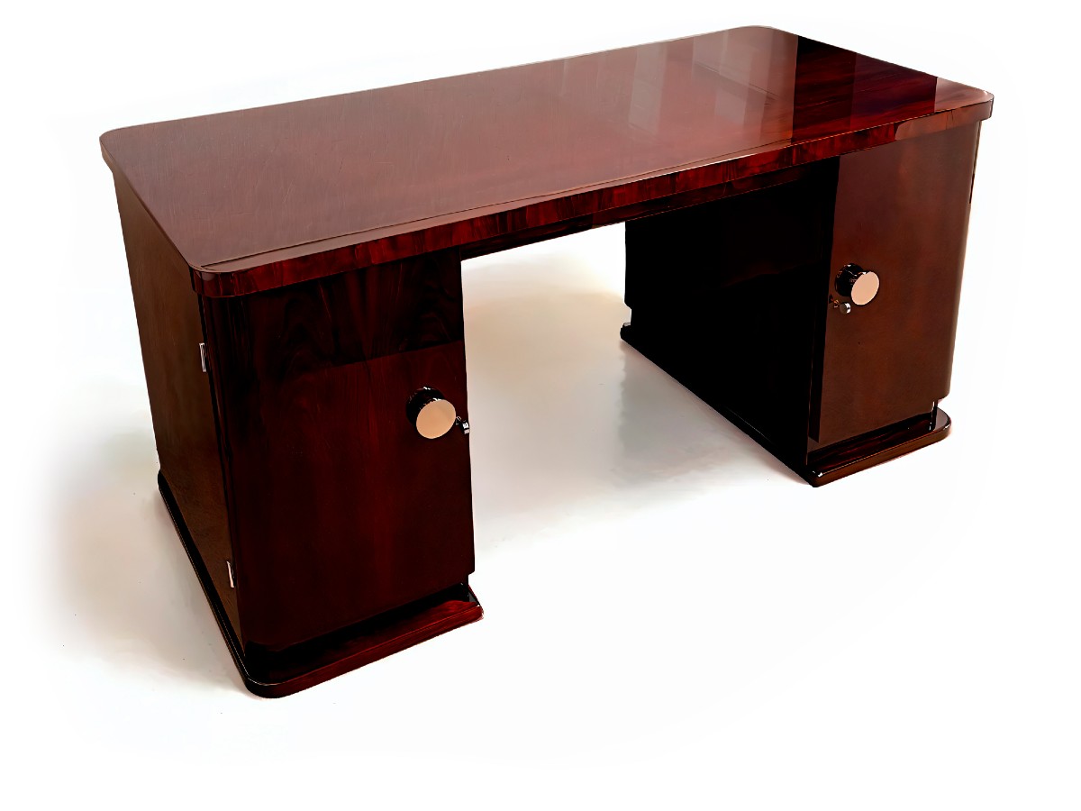 Bureau Art Déco en palissandre de Rio - circa 1930