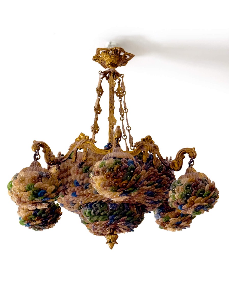 Art Nouveau Chandelier - Murano - Circa 1905