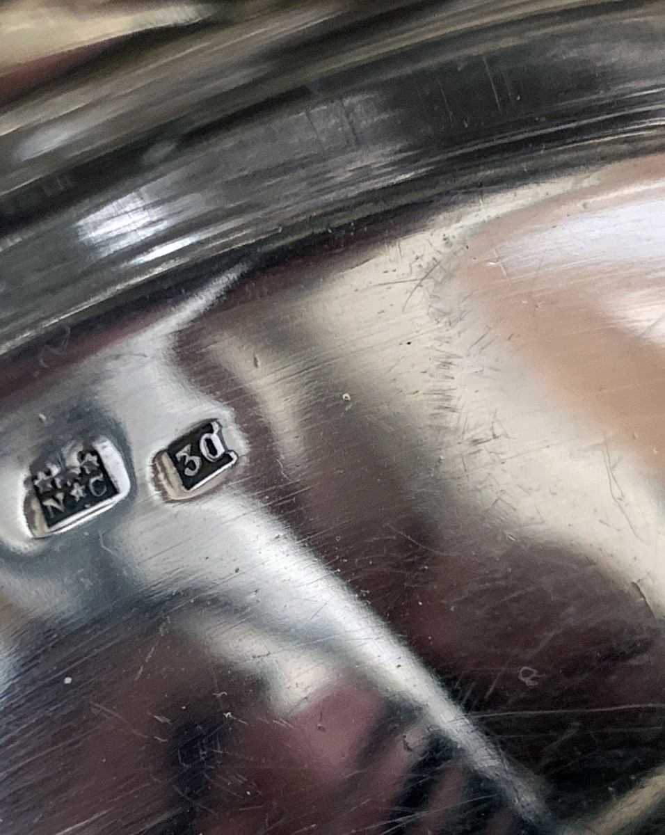 Service à thé et café Art Déco en métal argenté – Noël Collet (vers 1930)-photo-2