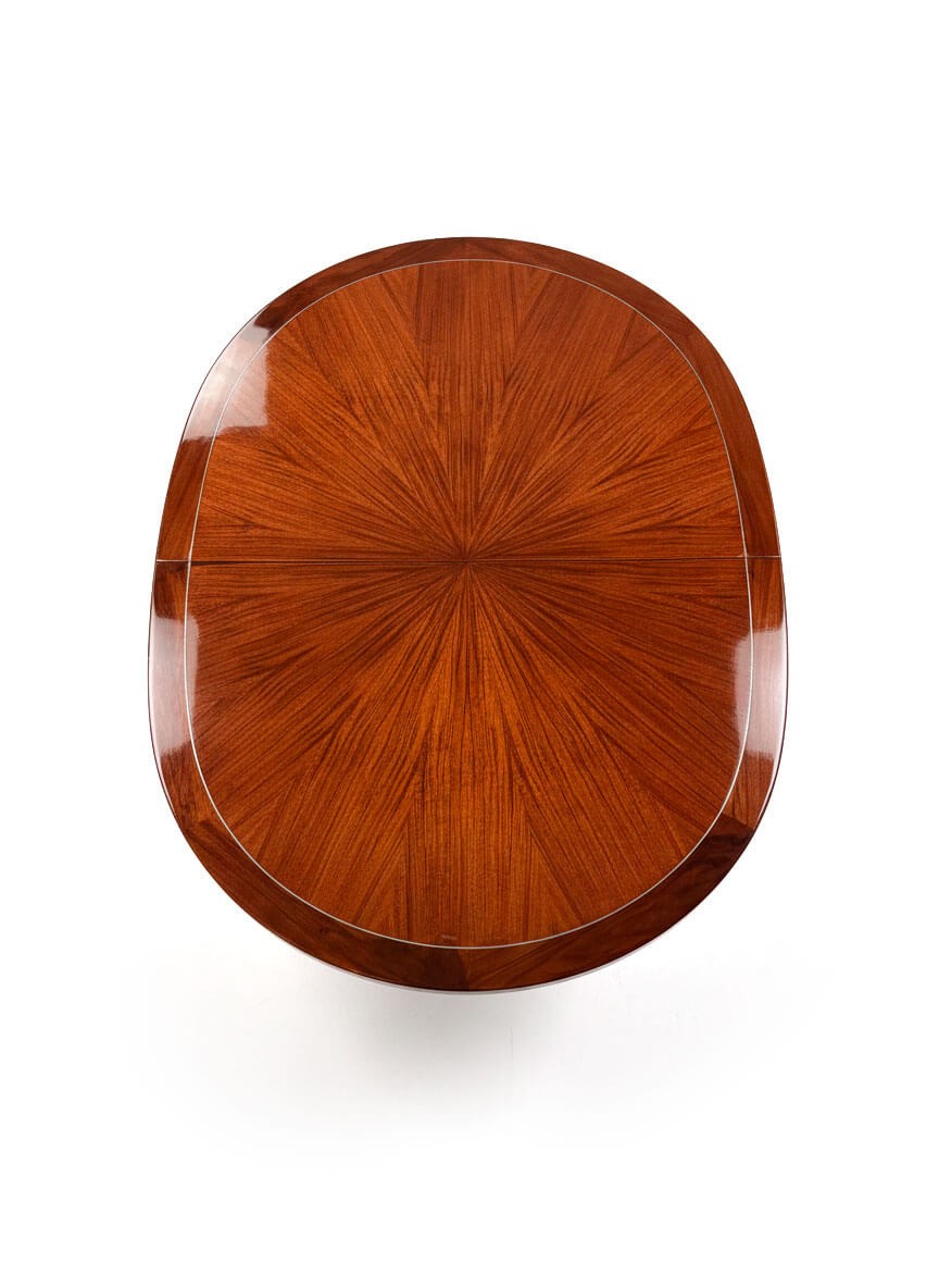 Grande table de salle à manger Art Déco à rallonges avec fauteuils, vers 1930-photo-4