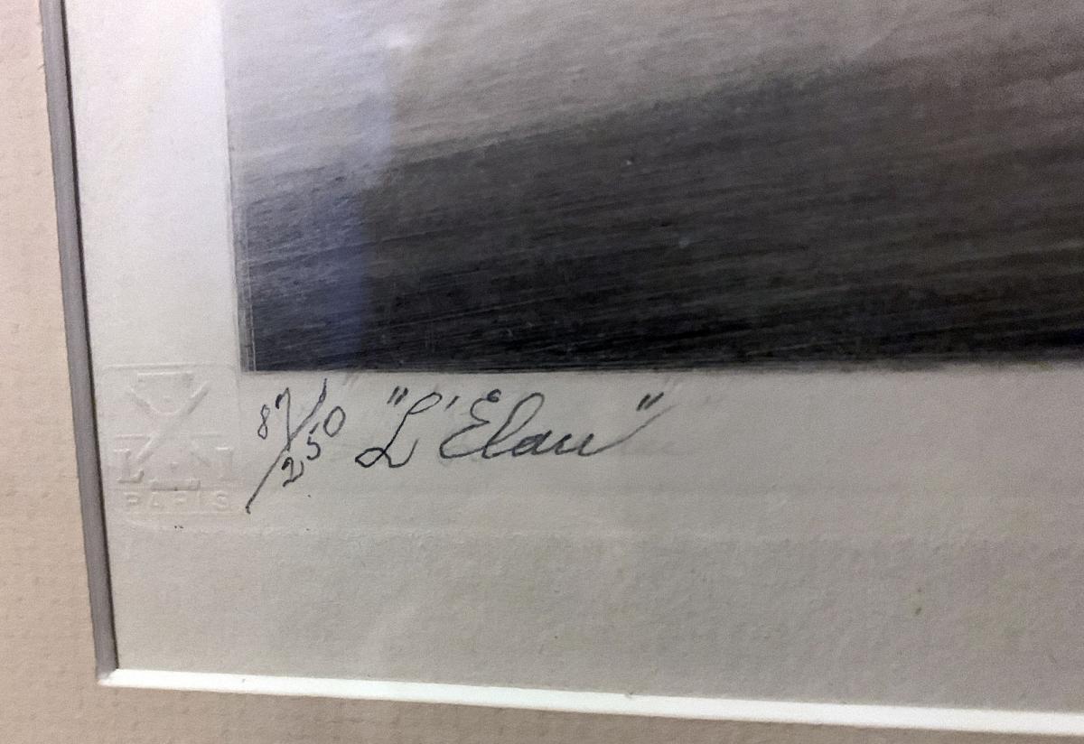 Gravure Pointe sèche - Vitesse II Ou Speed II - Louis Icart (1888 - 1950)-photo-3