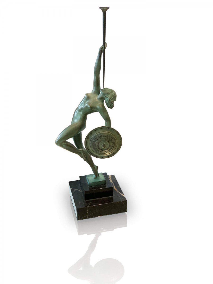 Bronze Signed Guerbe - Jericho - Max Le Verrier (1891 - 1973)