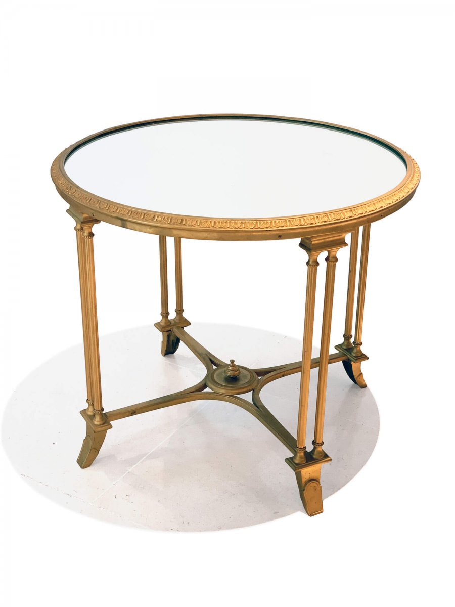 Maison Jansen - Guéridon | Table Basse Style Louis XVI - Circa 1970