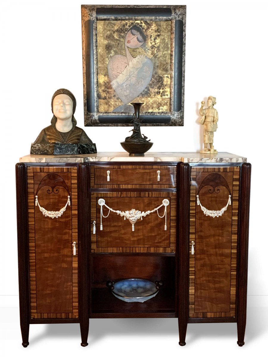 Buffet Art Nouveau / Art Deco | Macassar Et Palissandre