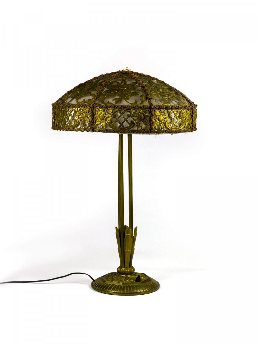Lampe à Poser Art Deco Couleur Bronze- Vers 1930