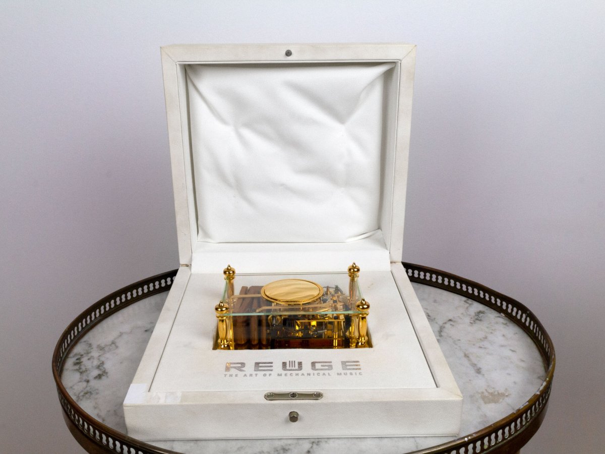  Mechanical Singing Bird - Reuge Music Box - Byzance Model-photo-1