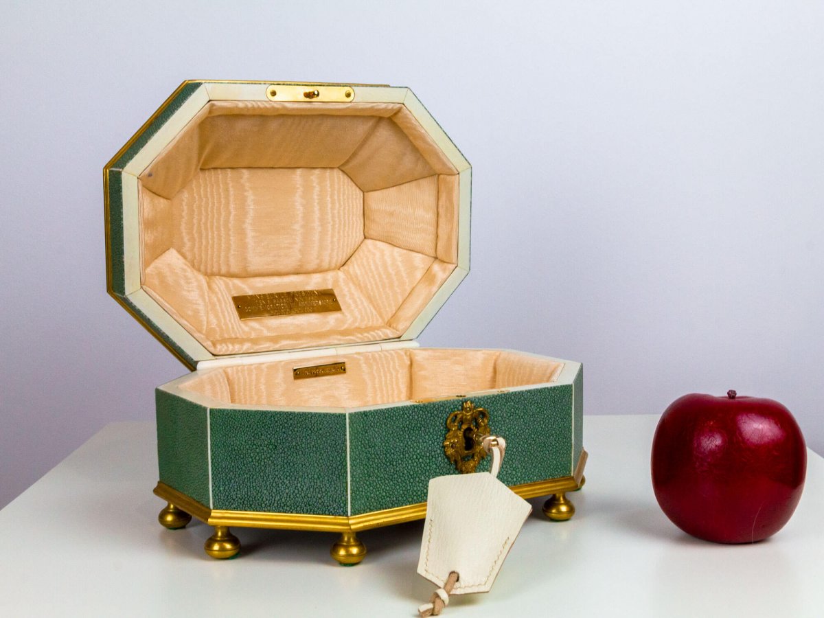 Coffret à Bijoux En Galuchat-photo-2