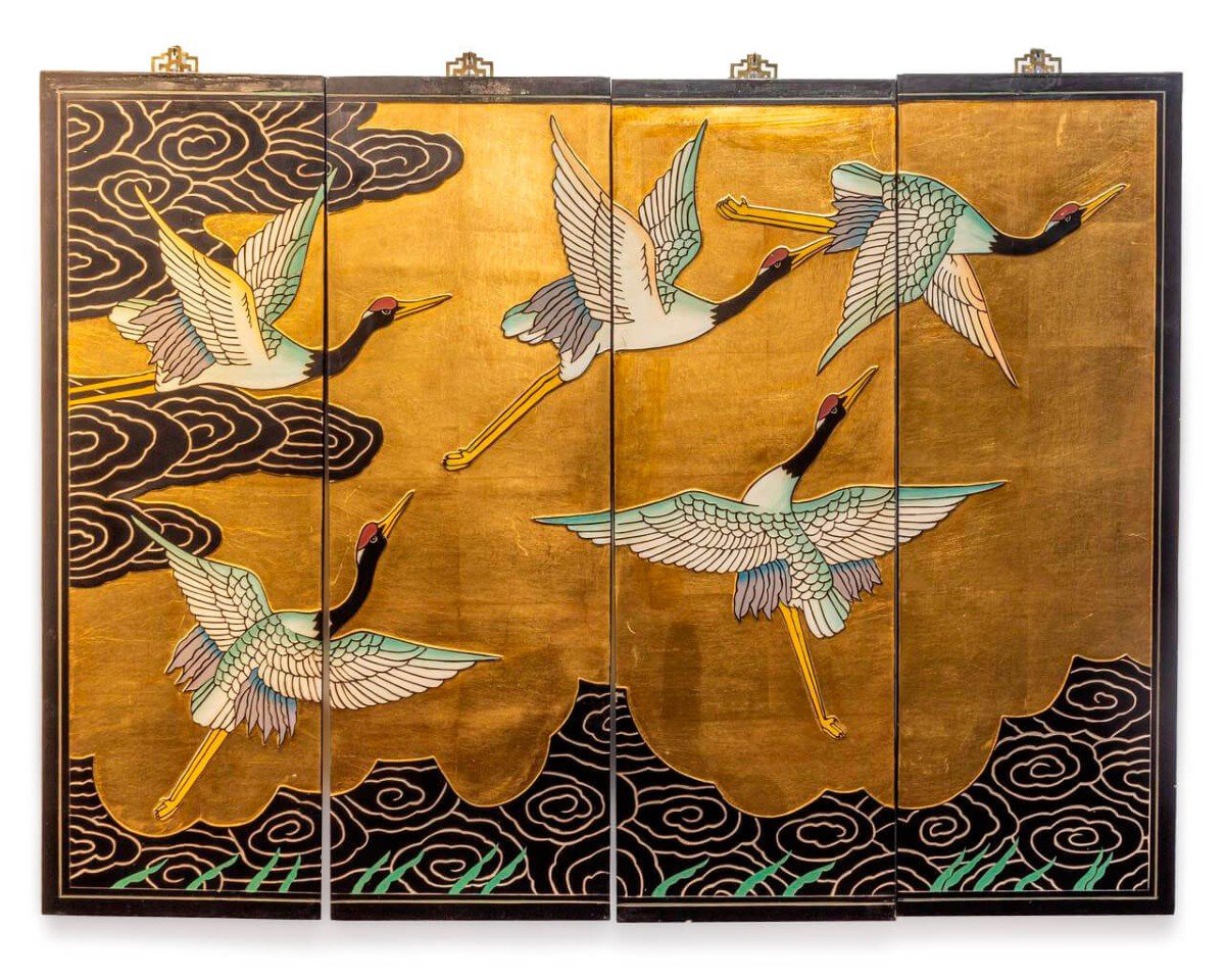 Asian Screen - Flight Of Cranes