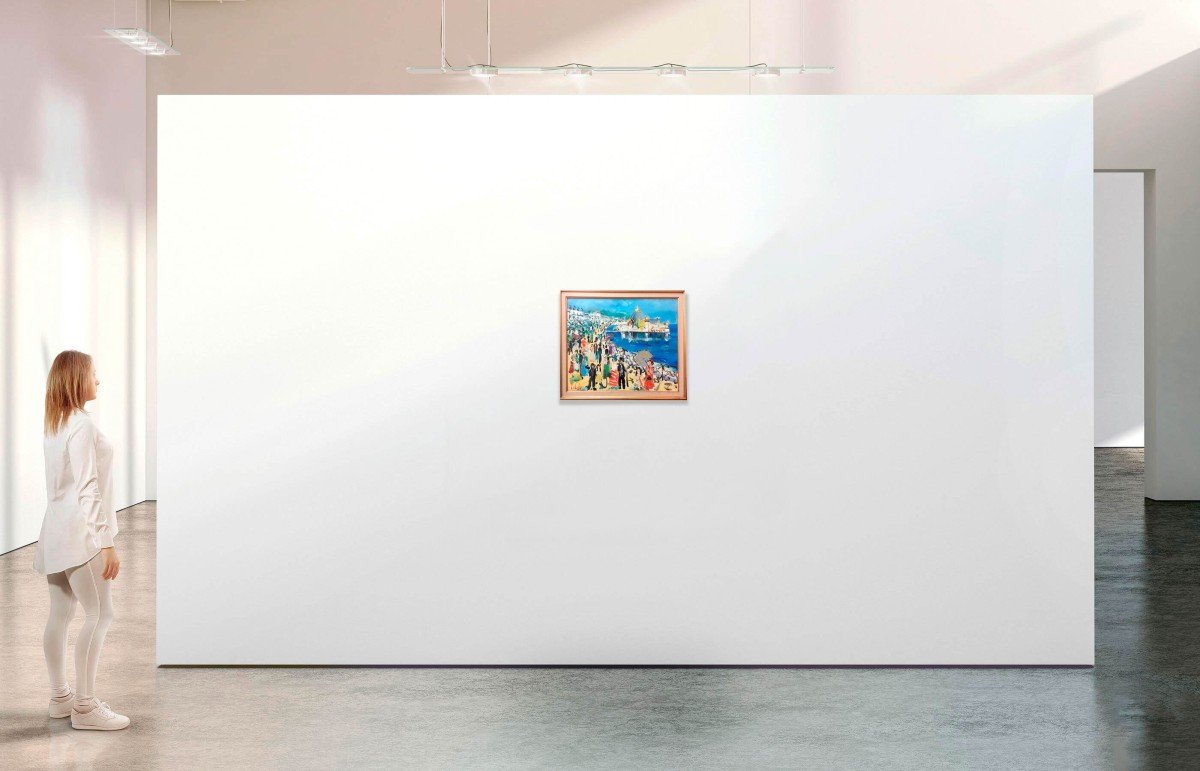 Nice à La Belle époque - Tableau De Yvon Grac-photo-2