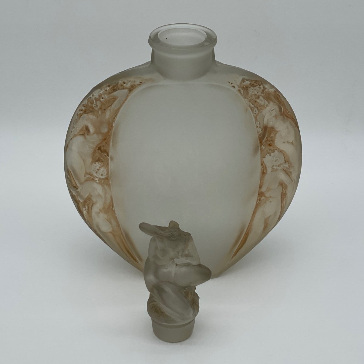  Vase Méplat  Avec Bouchon Sirène De R.lalique-photo-4