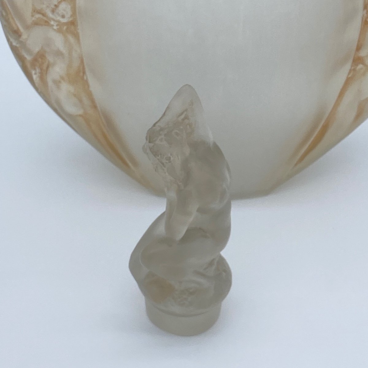  Vase Méplat  Avec Bouchon Sirène De R.lalique-photo-5
