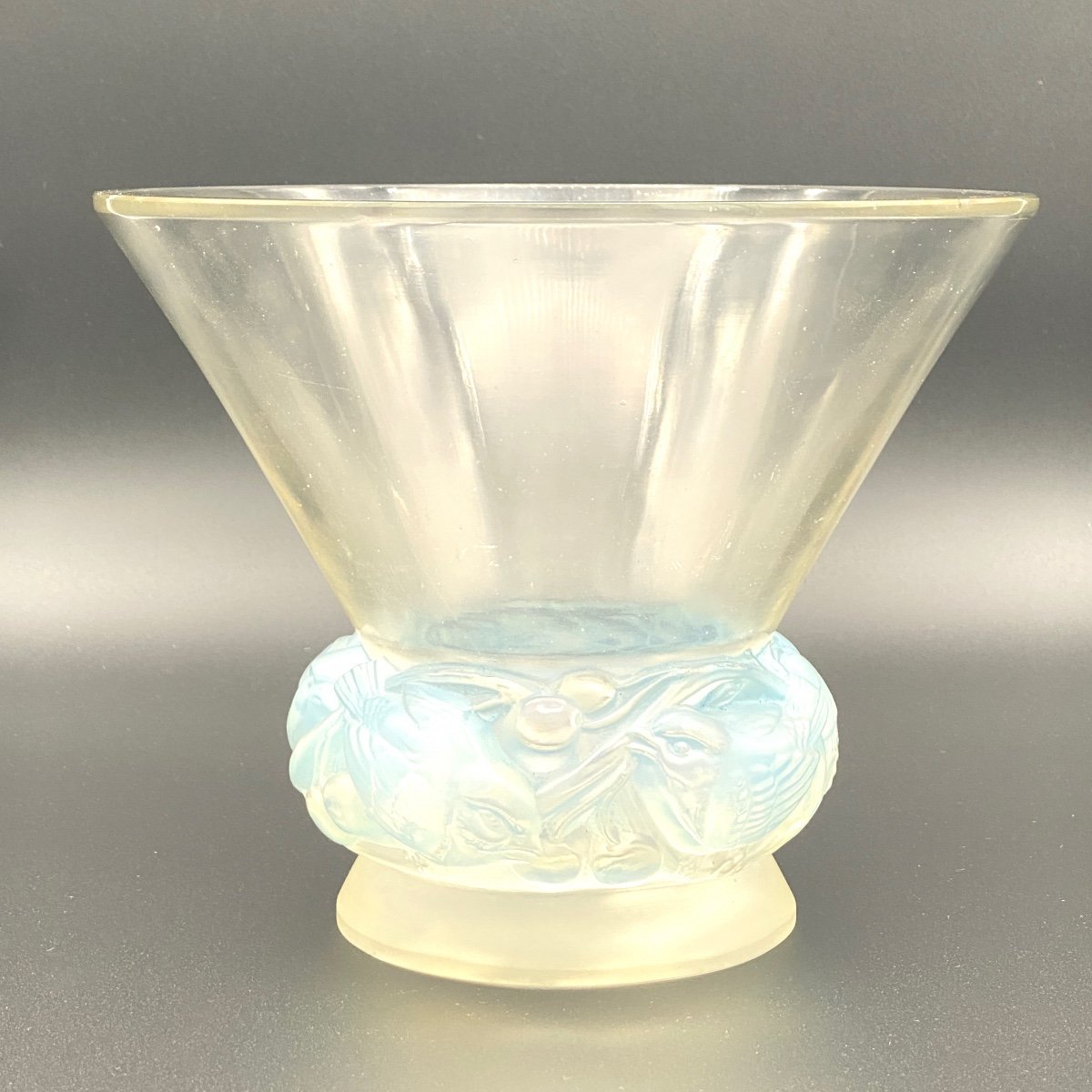 Vase Pinsons De R.lalique.