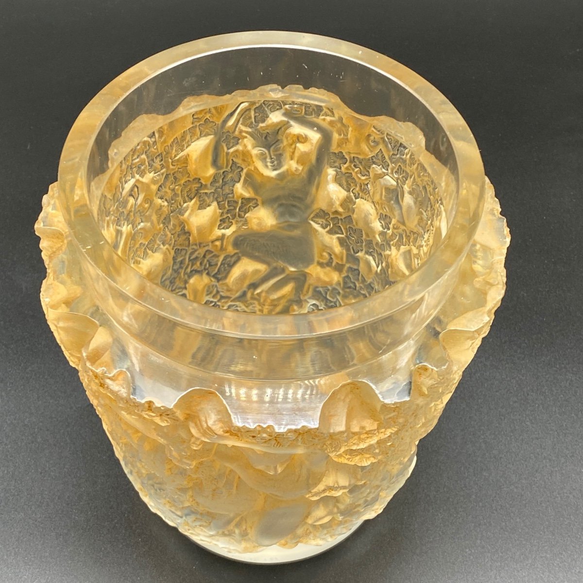 A Bacchus Vase By R.lalique-photo-3