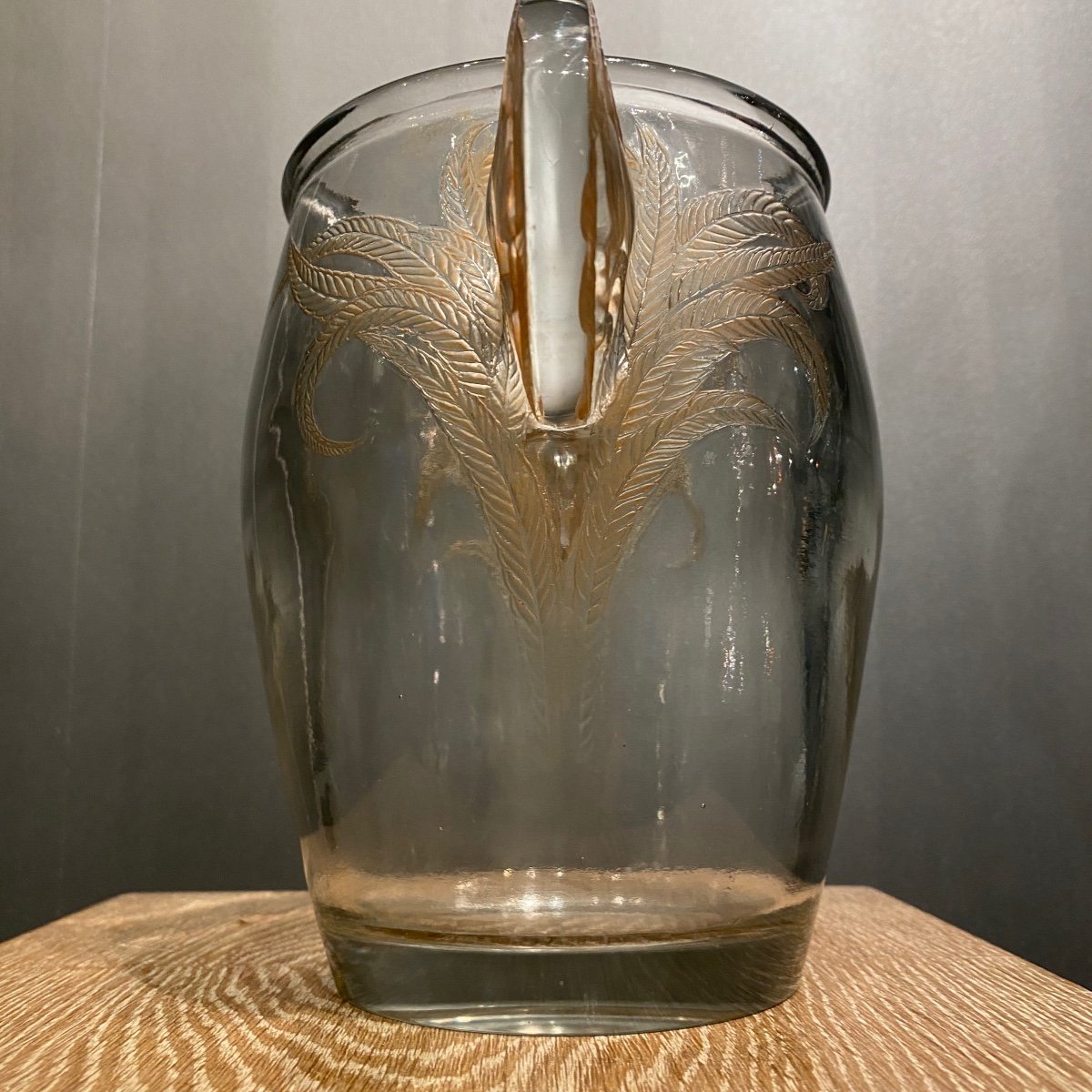 A Yvelines Glass Vase By R.lalique-photo-8
