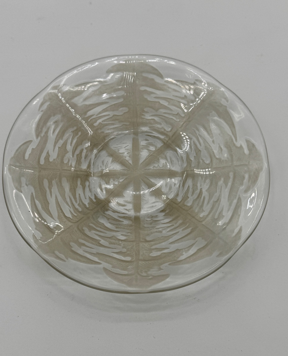 Un Ensemble De Huit Assiettes Pissenlits De R.lalique