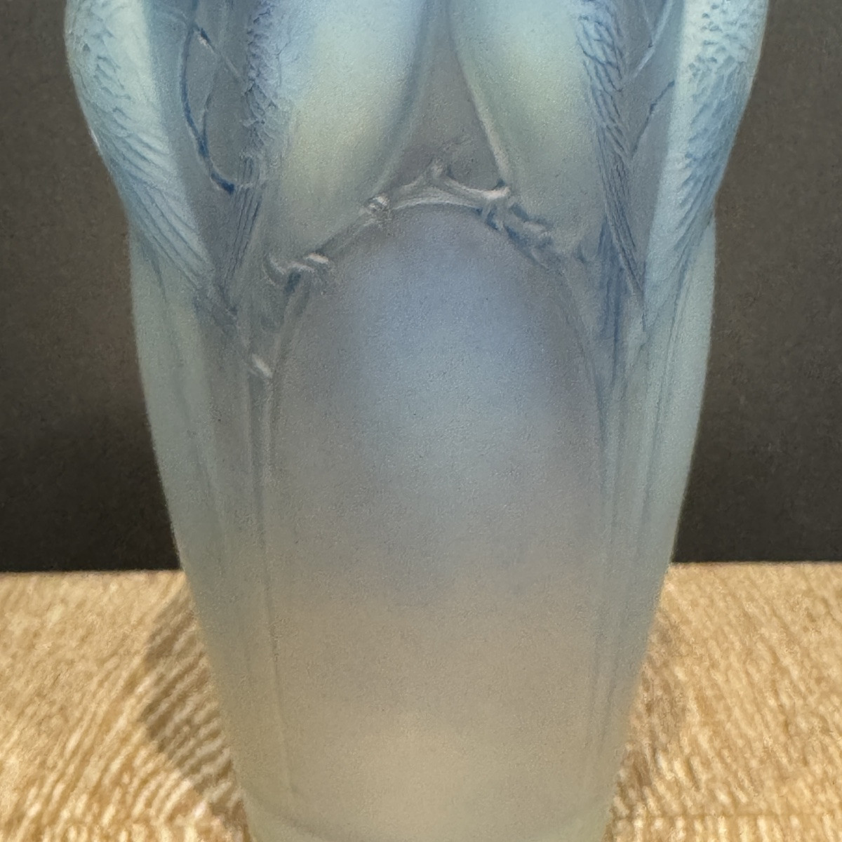 A Ceylan Vase In Opalescent Glass By R. Lalique-photo-6