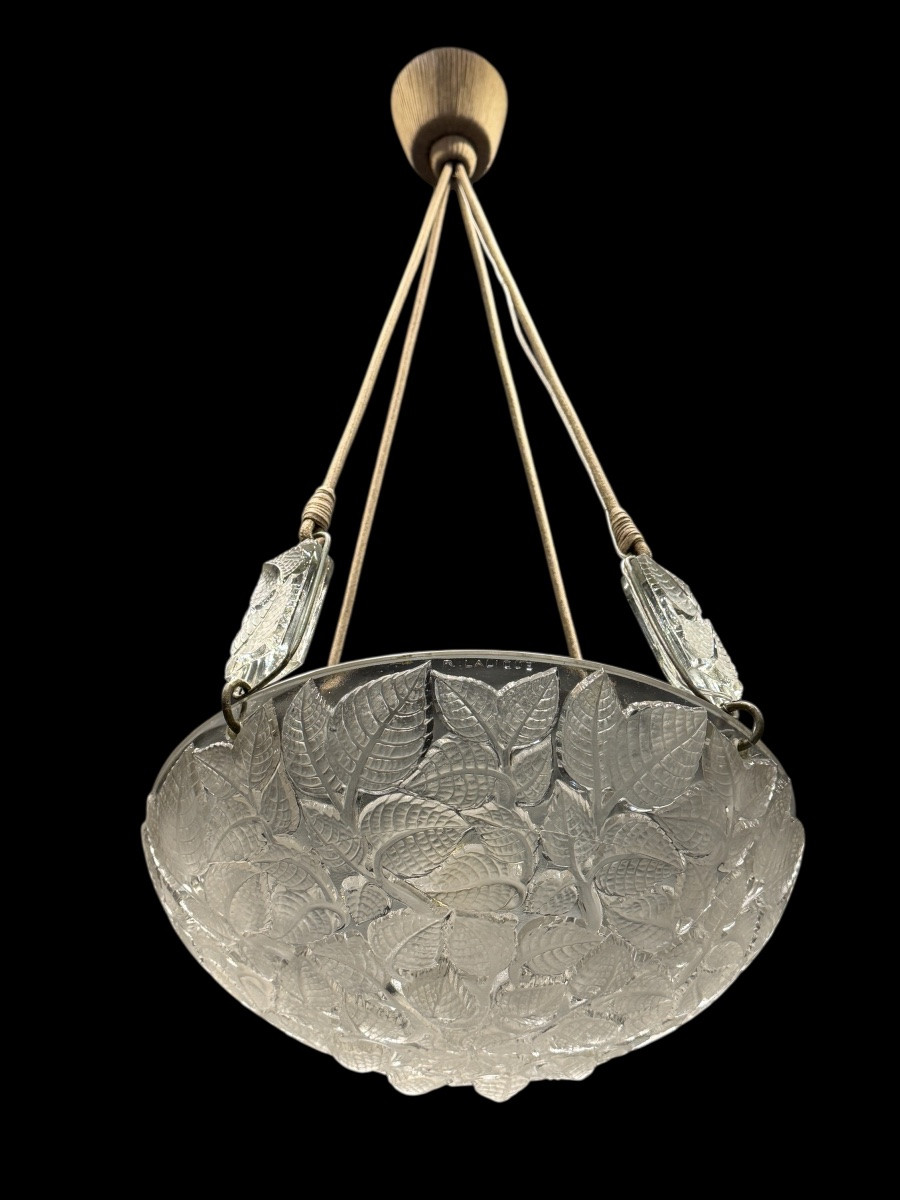 A Charmes R.lalique Chandelier -photo-2
