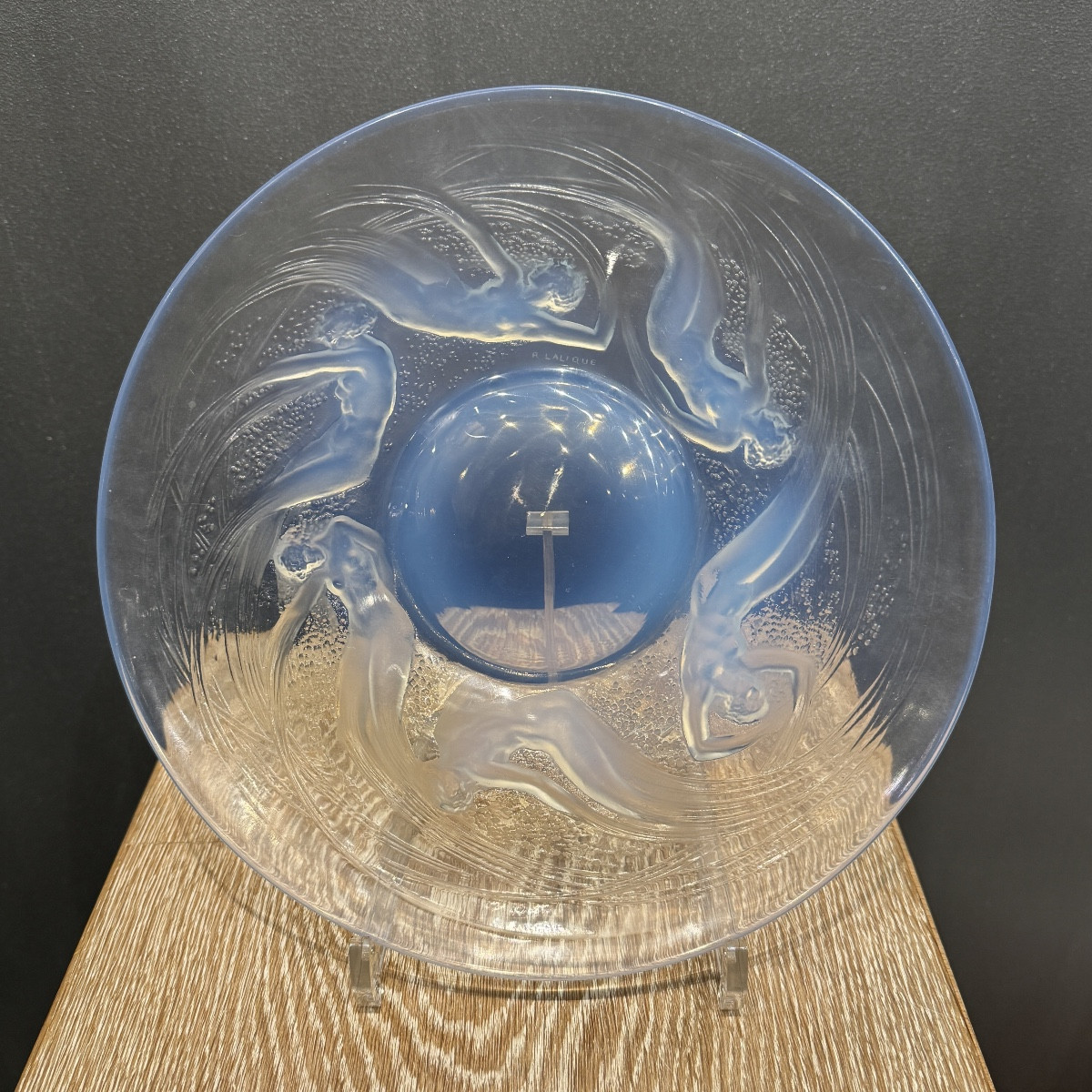 An Ondines Dish By R. Lalique