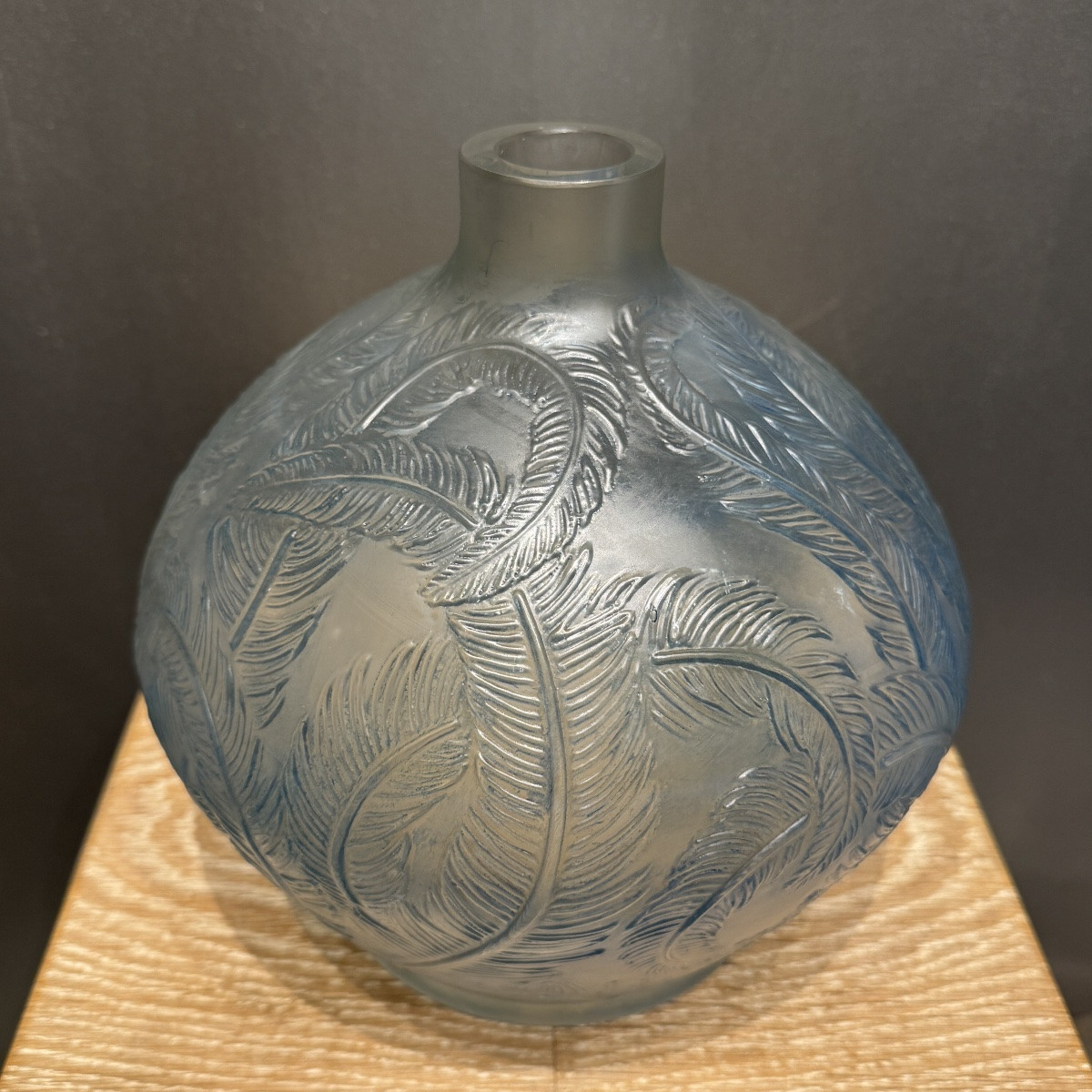 Un vase Plumes de R.Lalique -photo-4