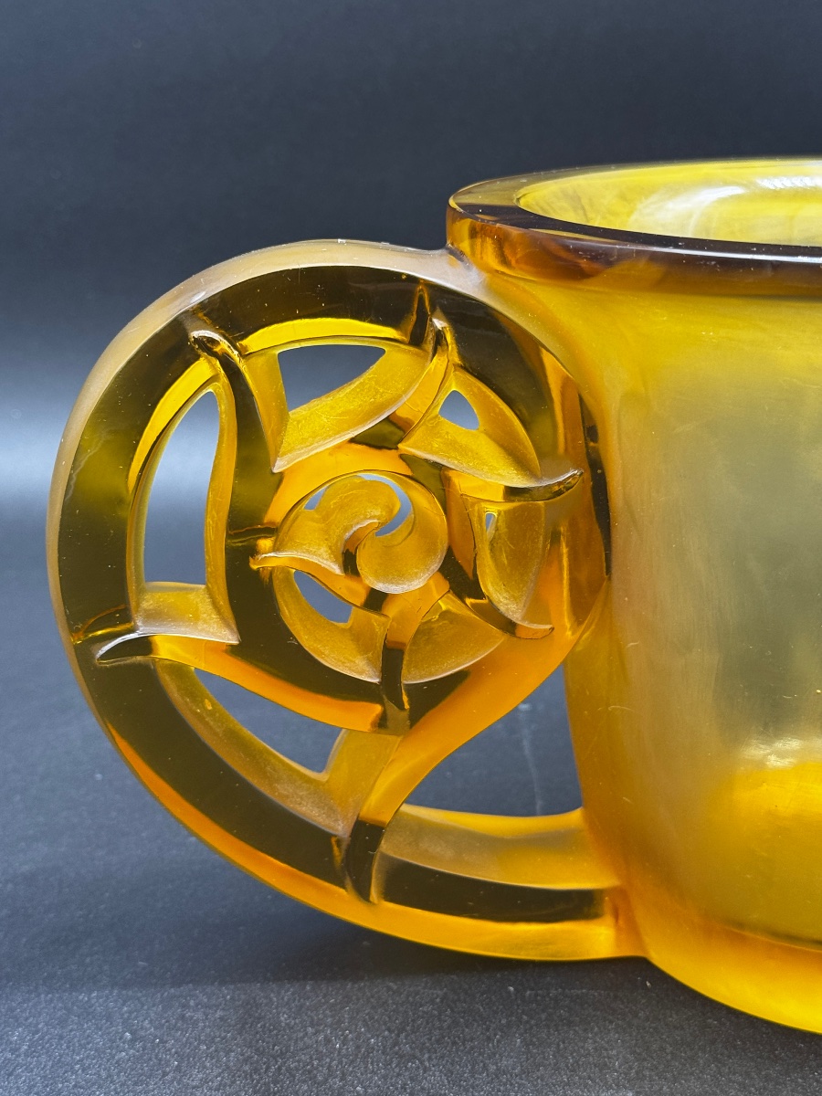 Pierrefonds Vase By R.lalique-photo-3