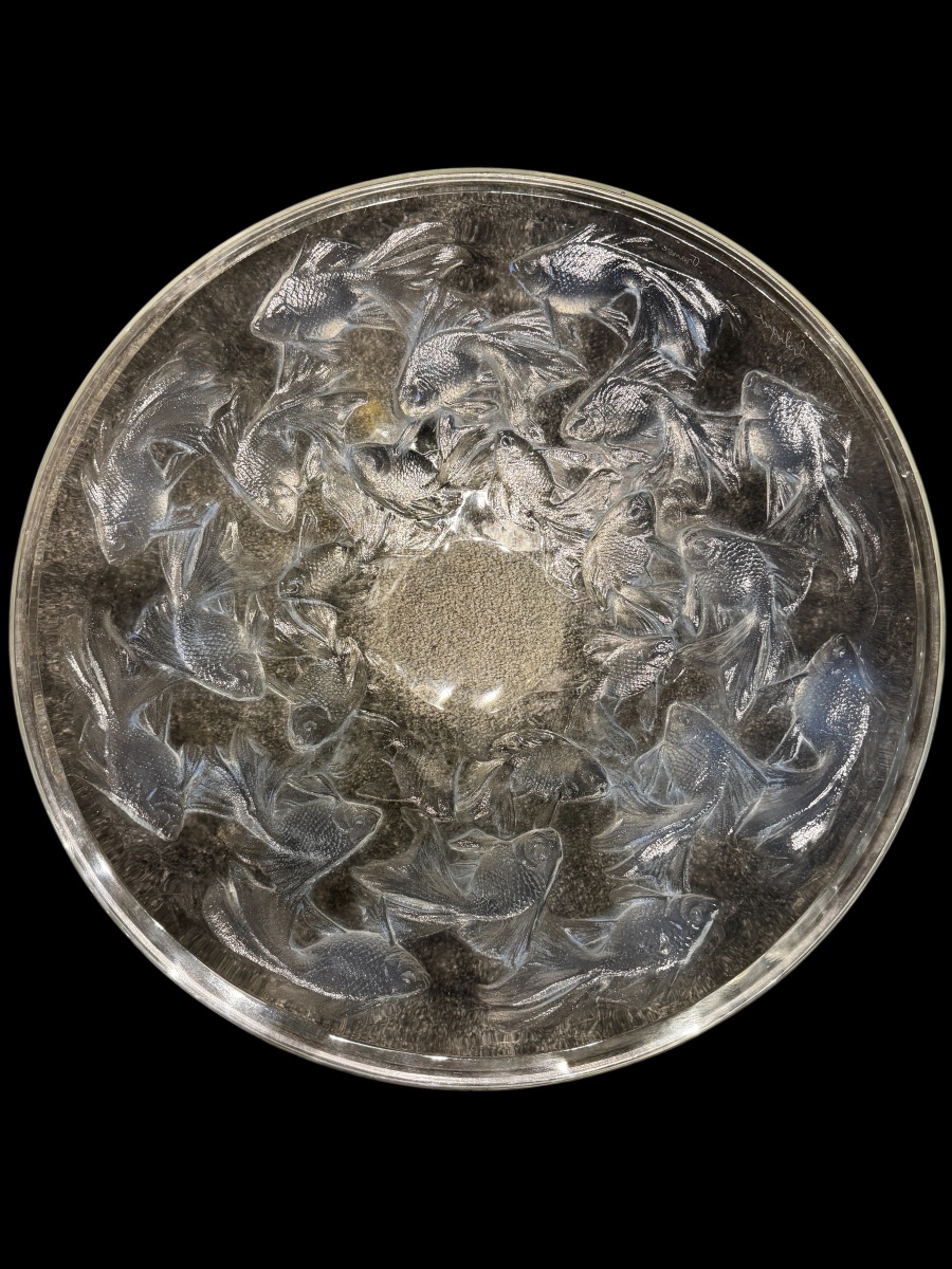 A Cyprins Bowl By R.lalique