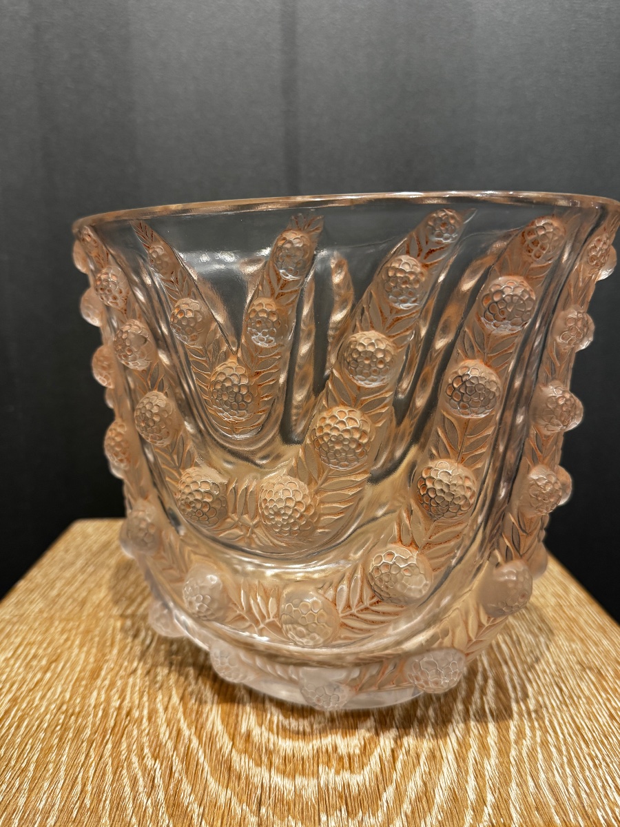un vase Vichy de R.Lalique-photo-4
