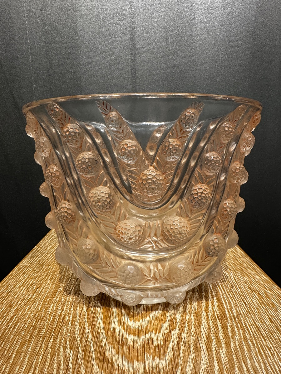 un vase Vichy de R.Lalique-photo-4