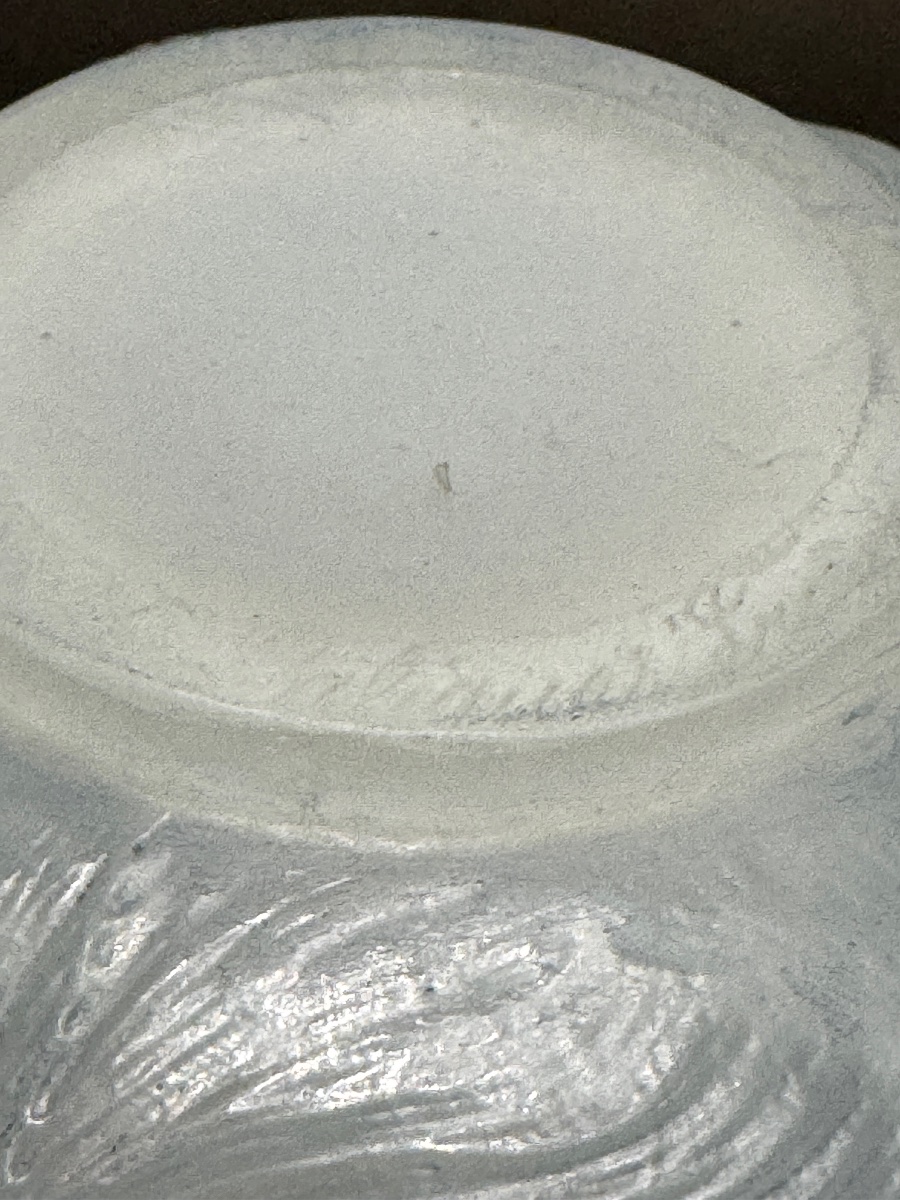 un vase Formose en verre opalescent de R.Lalique-photo-2
