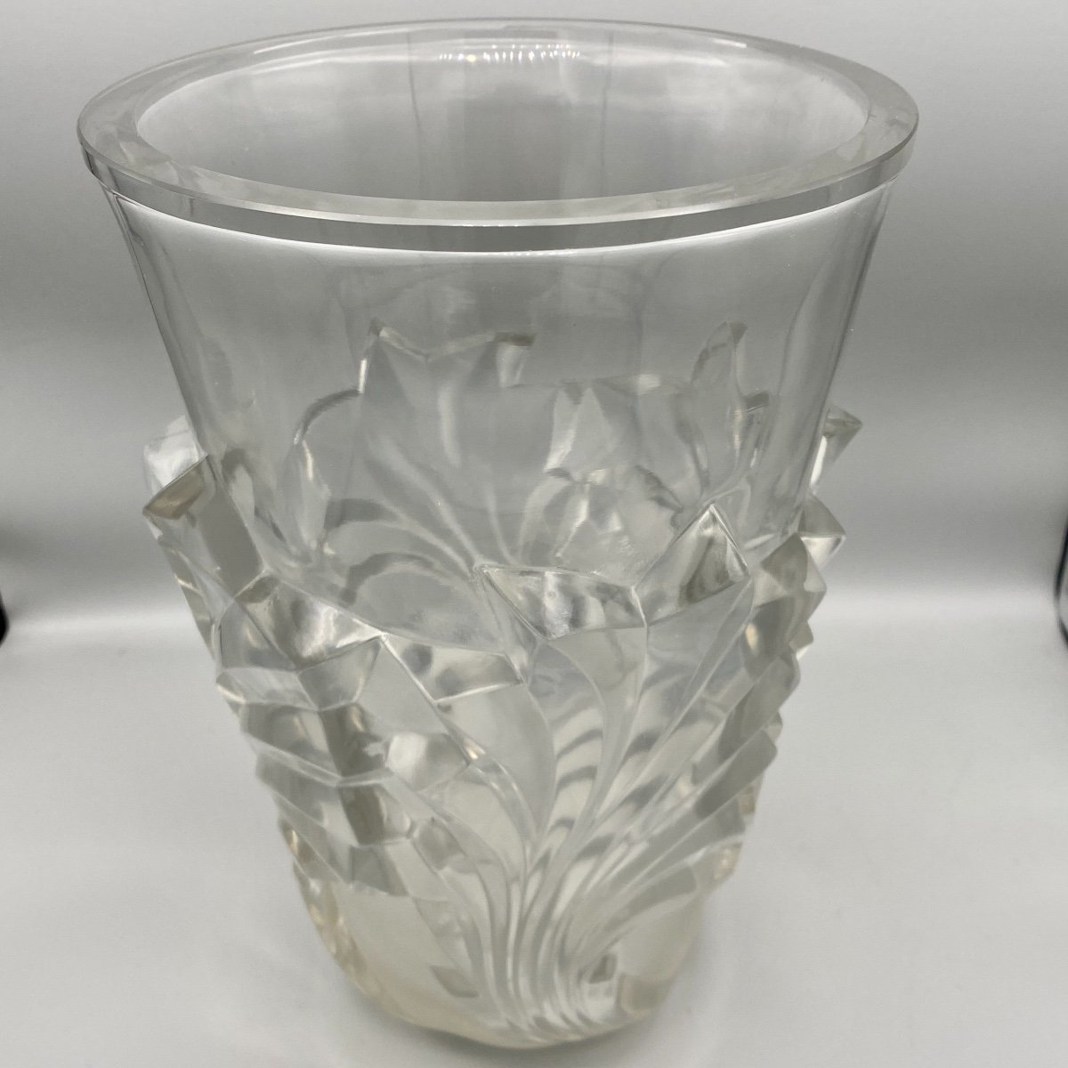 Leaves Vase By Marc Lalique-photo-3