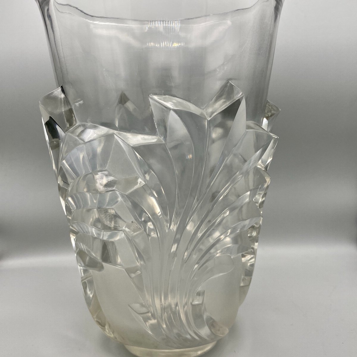 Leaves Vase By Marc Lalique-photo-4